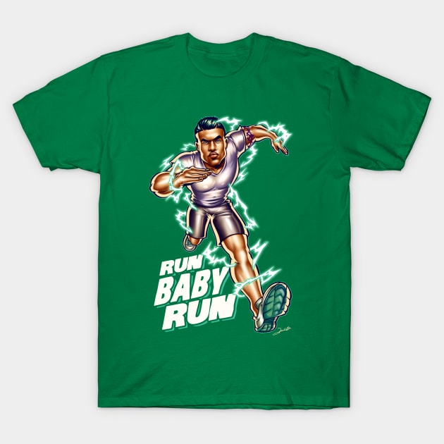 Running Man T-Shirt by renatodsc